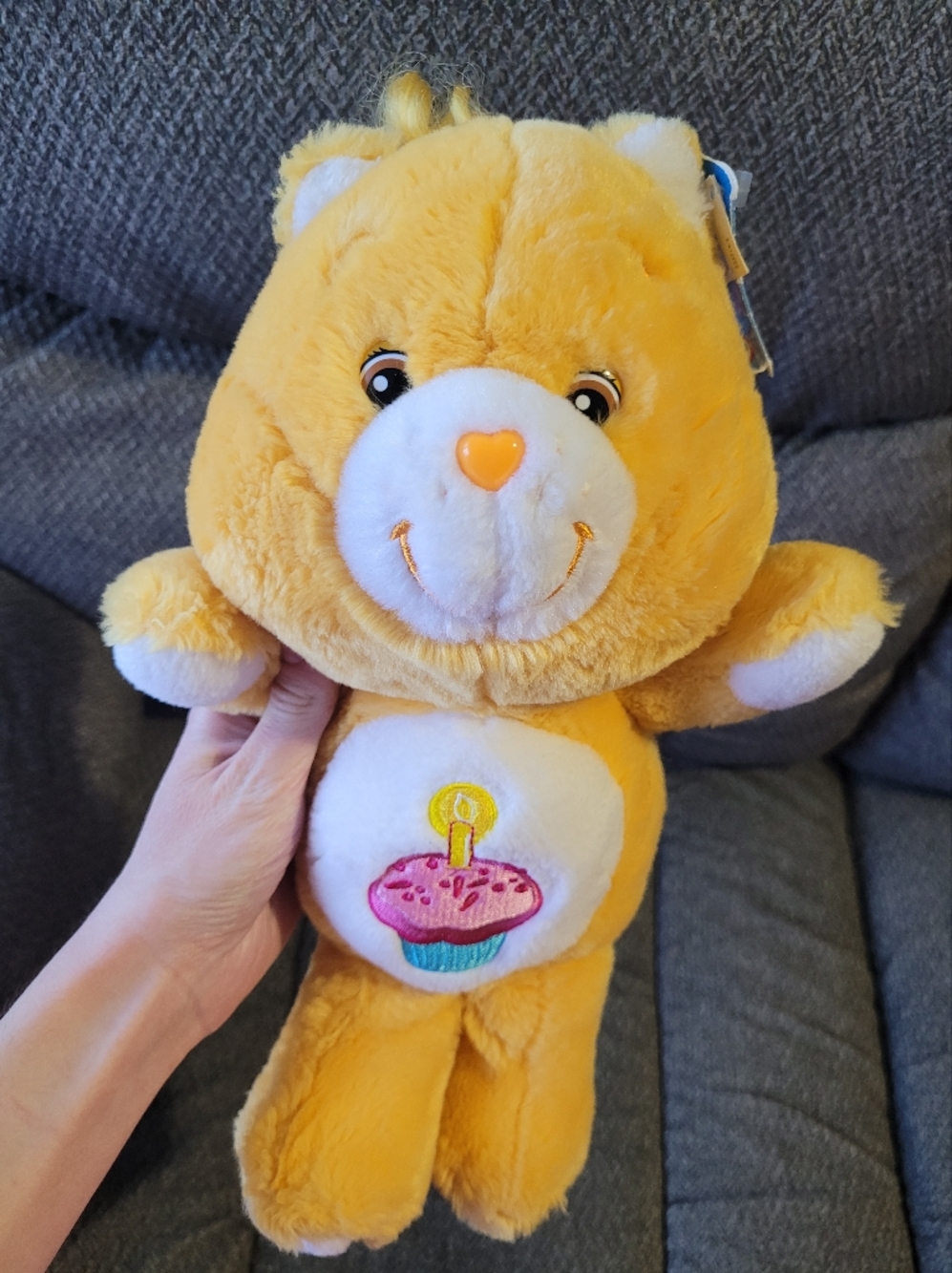 Care Bears Carlton Cards 20th Anniversary Birthday Bear NWT 12" Plush